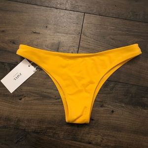 Mustard Yellow Swimsuit Bottoms.